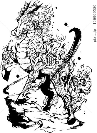 神獣 麒麟のイラスト素材 - PIXTA
