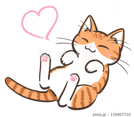 ゴロン ねこのイラスト素材 - PIXTA