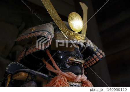 鎧兜 兜 面頬 甲冑の写真素材 - PIXTA